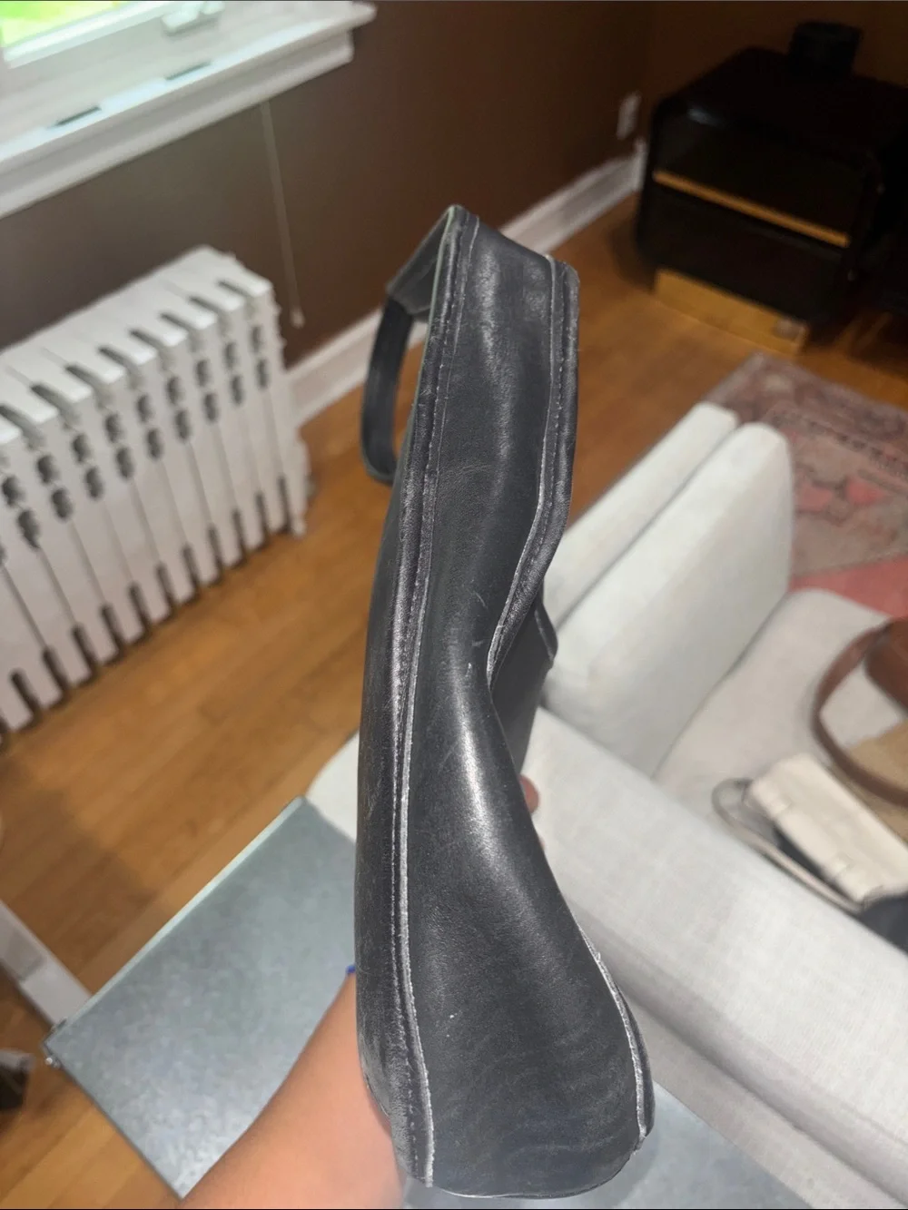 Coach 9047  Black Ergo Leather Shoulder Bag